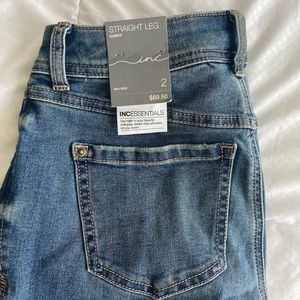 INCessentials straight leg curvy jeans